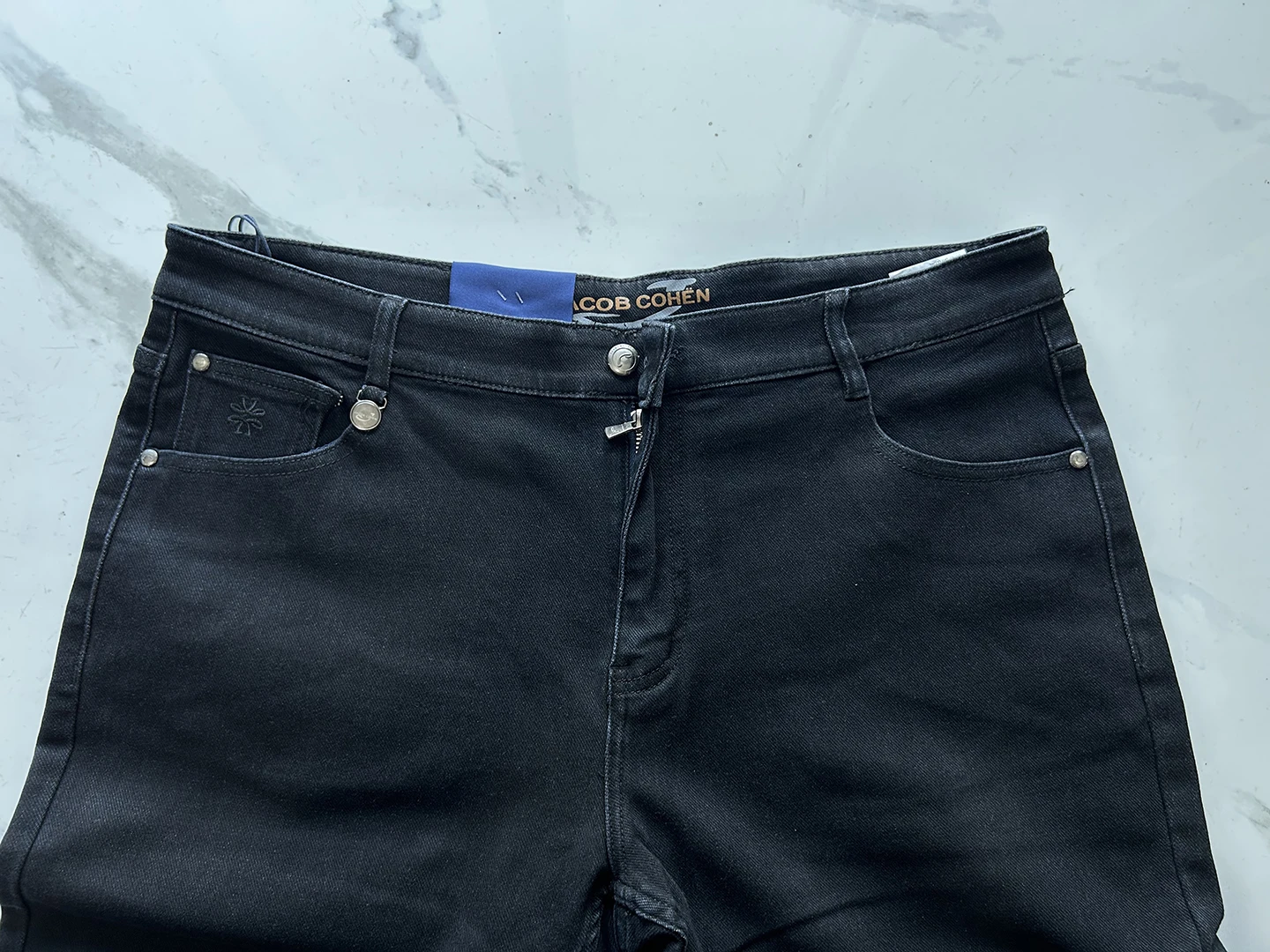 BLSK CPRT Jeans in cotone spesso da uomo 2025 Autunno Inverno nuovo ricamo business caldo di alta qualità dritto Pantaloni di grandi dimensioni 30-40