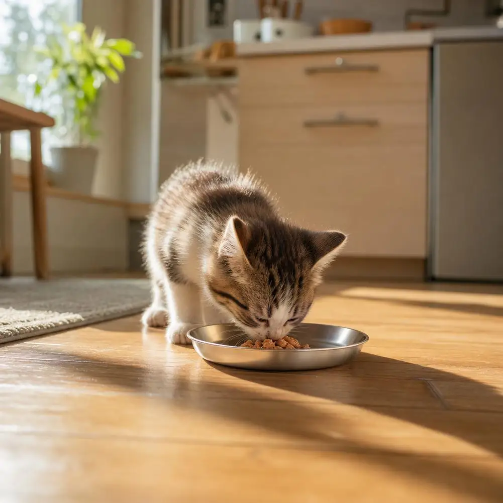 Large Capacity Dog Bowl Stainless Steel Pet Feeding Bowl Cat and Dog Food Drinking Bowl Metal Feeder Bowl Durable and Cheap