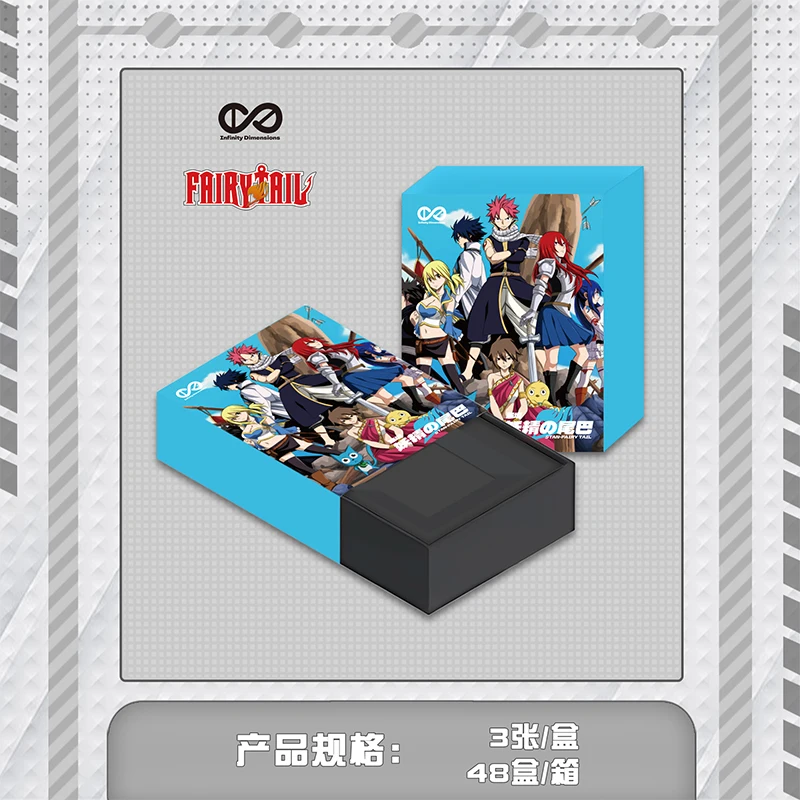 FAIRY TAIL Collection Cards Box Ku Ka FAIRY TAIL LP HR Dazzle Card Acg Character Perimeter Kids Toys Holiday Gift