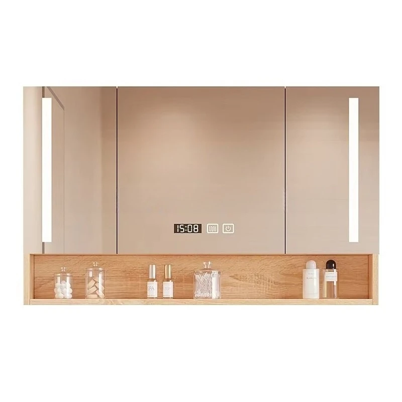 b3+  Bathroom Smart Mirror Cabinet Freestanding Wall-Mounted Bathroom Vanity Mirror Storage Anti-Fog