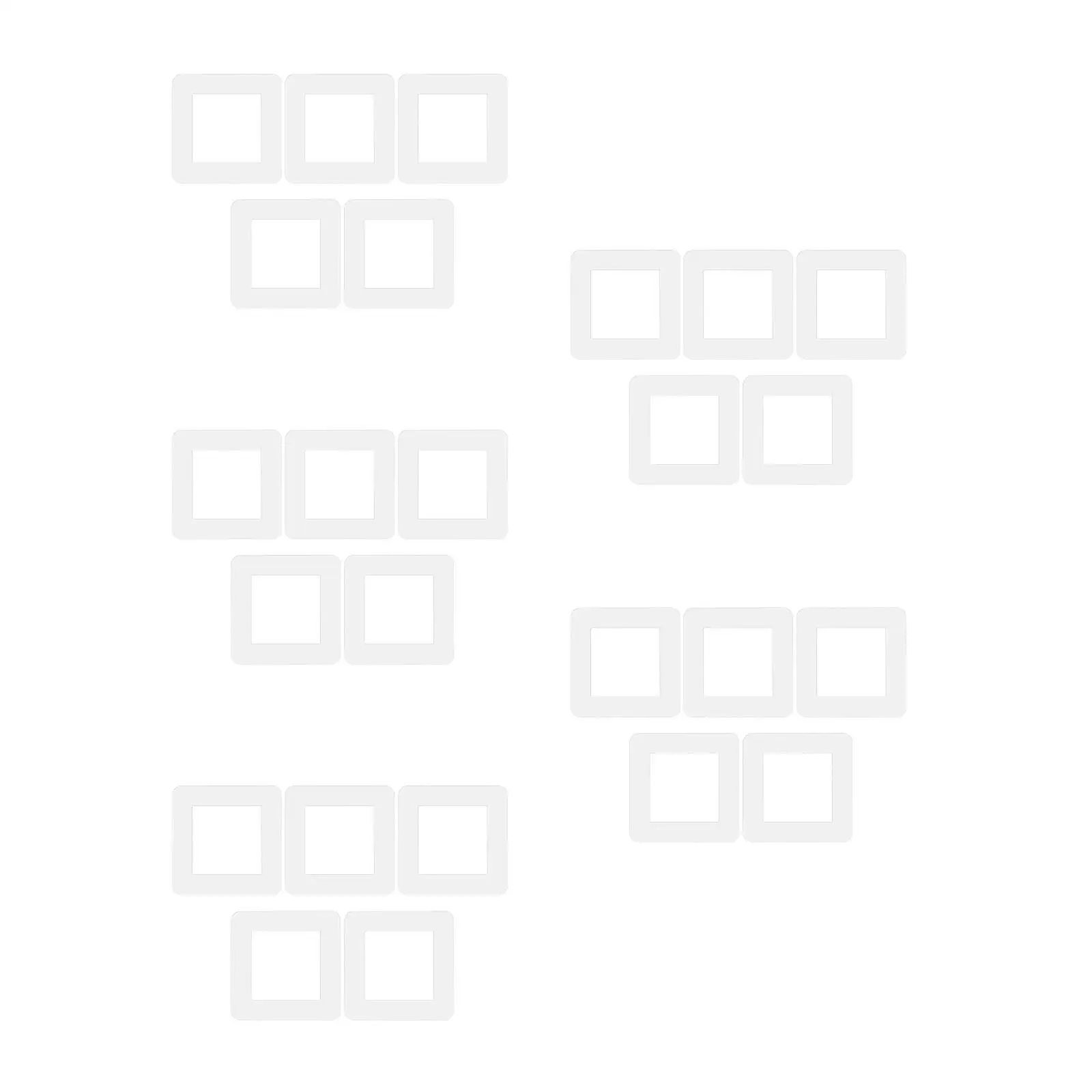 

5pcs 5 PCS Outlet Cover Plate Plates Decorative Wall Light Covers Electric Socket Plug