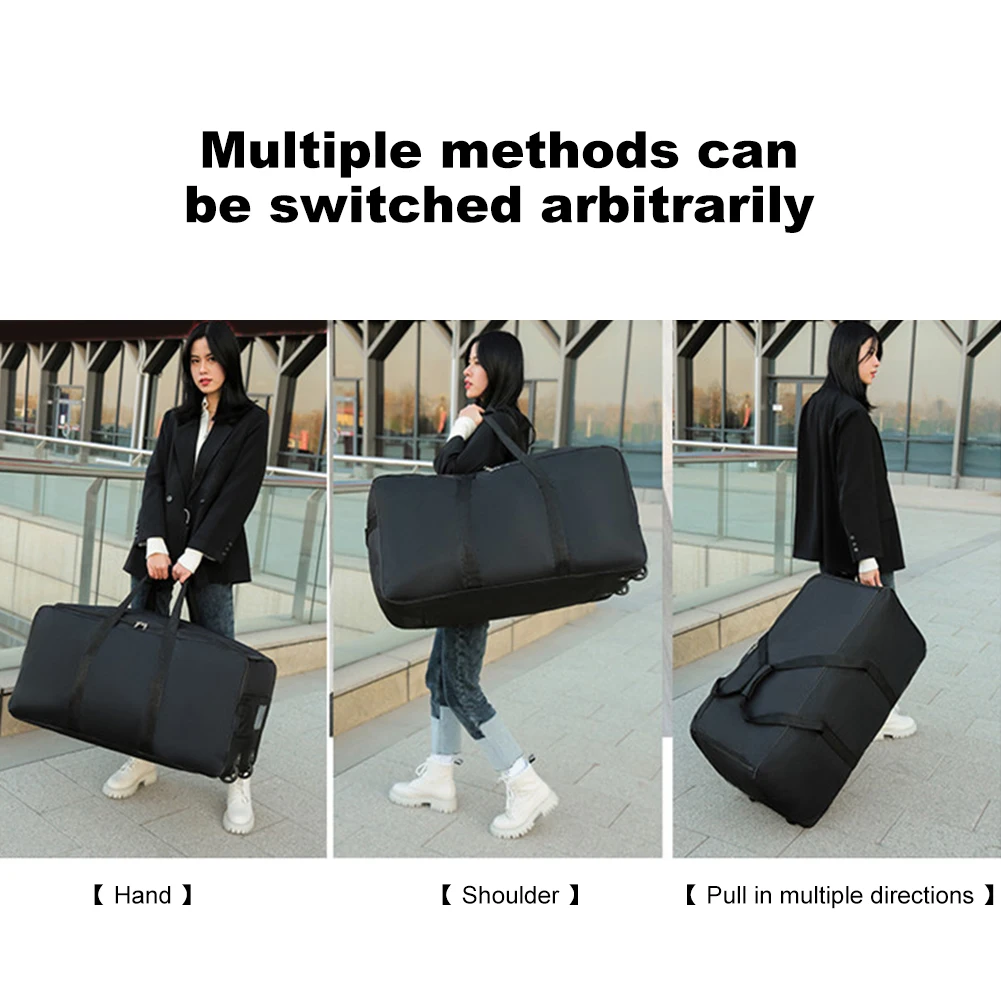 

Travel Luggage Bag Foldable Wheel Bag Large Capacity Luggage Carrier Waterproof Portable Travel Suitcase for Outdoor Travel