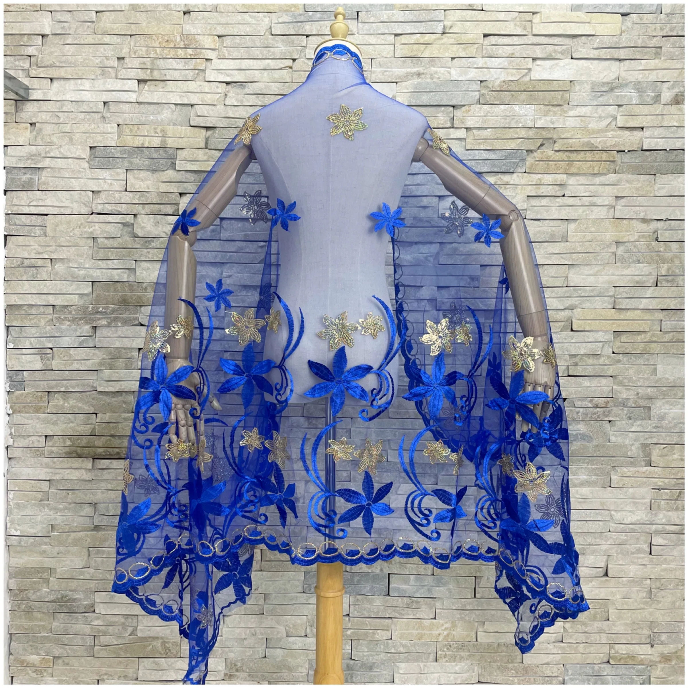 2022African Muslim Scarf Turban Women Net Scarfs Islamic Hijab Pashmina Sequin Embroider Ramadan Dubai Headband for Lady