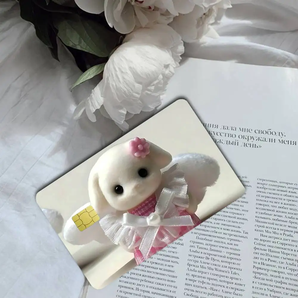 ملصقات بطاقات لطيفة من S-sylvanian F-families لبطاقة الائتمان الخصم أو حفظ الغلاف على إيقاف رقيقة جدًا بدون تتلاشى غطاء جلدي