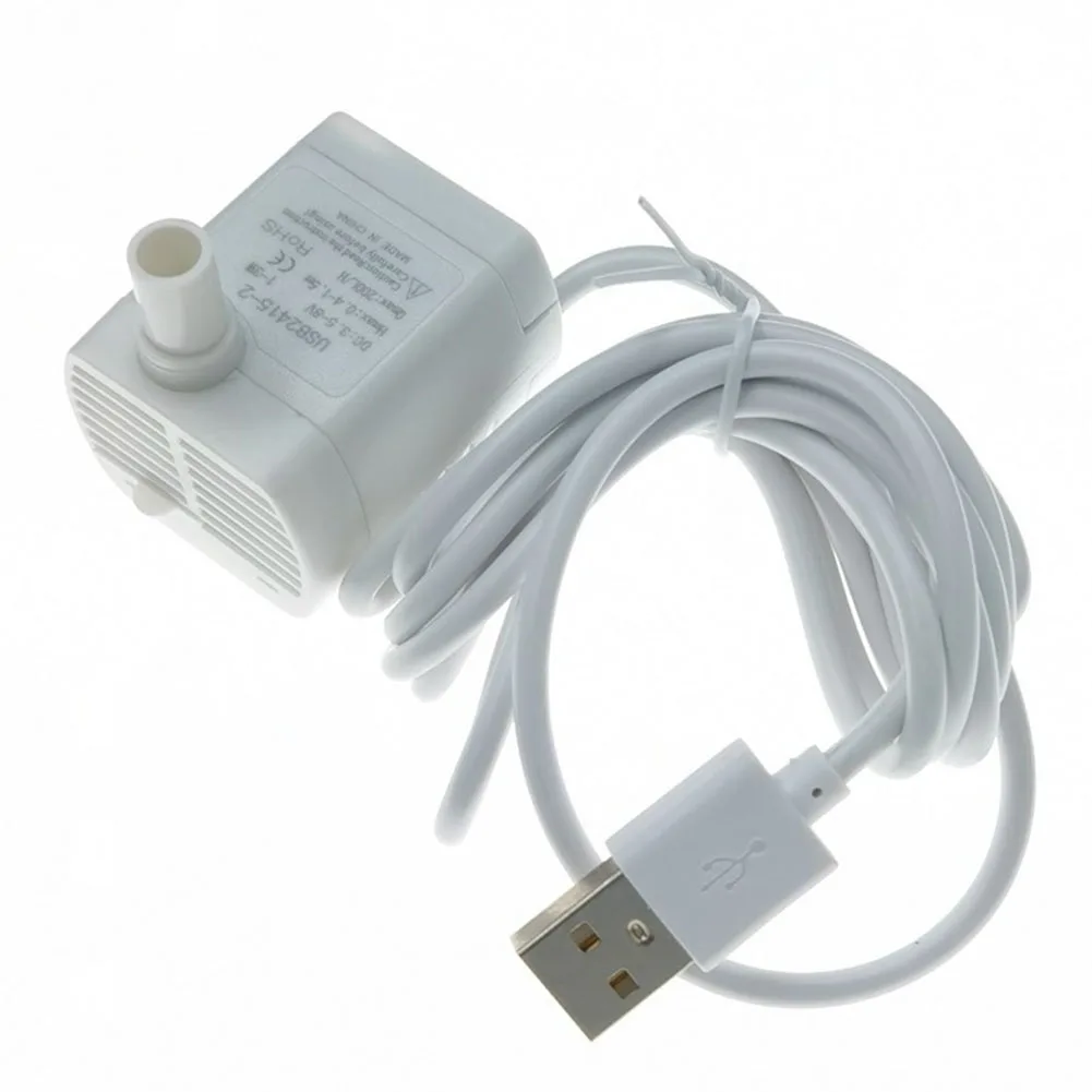 Pompa głębinowa pompa z funkcją wody USB 200L/H pompka do akwarium Ultra-cichej akwaria fontanny dla akwaria