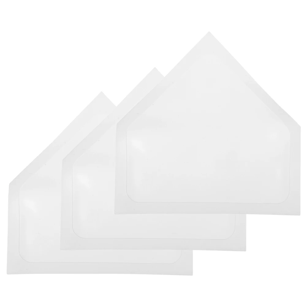 

3 Pcs Baseball Training Board Durable Home Plate Triangle Ground Markers Sports Supplies Portable Pitcher Pads