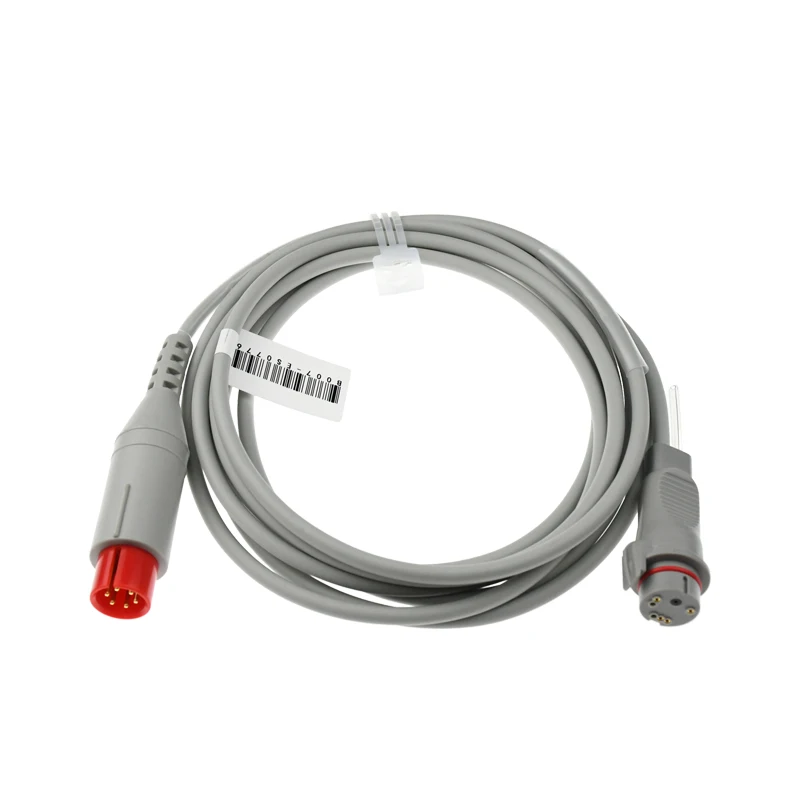 mindray*s MEC2000 PM Series IBP Cable For Utah BD Abbott B.Braun Edward Pressure Transducer