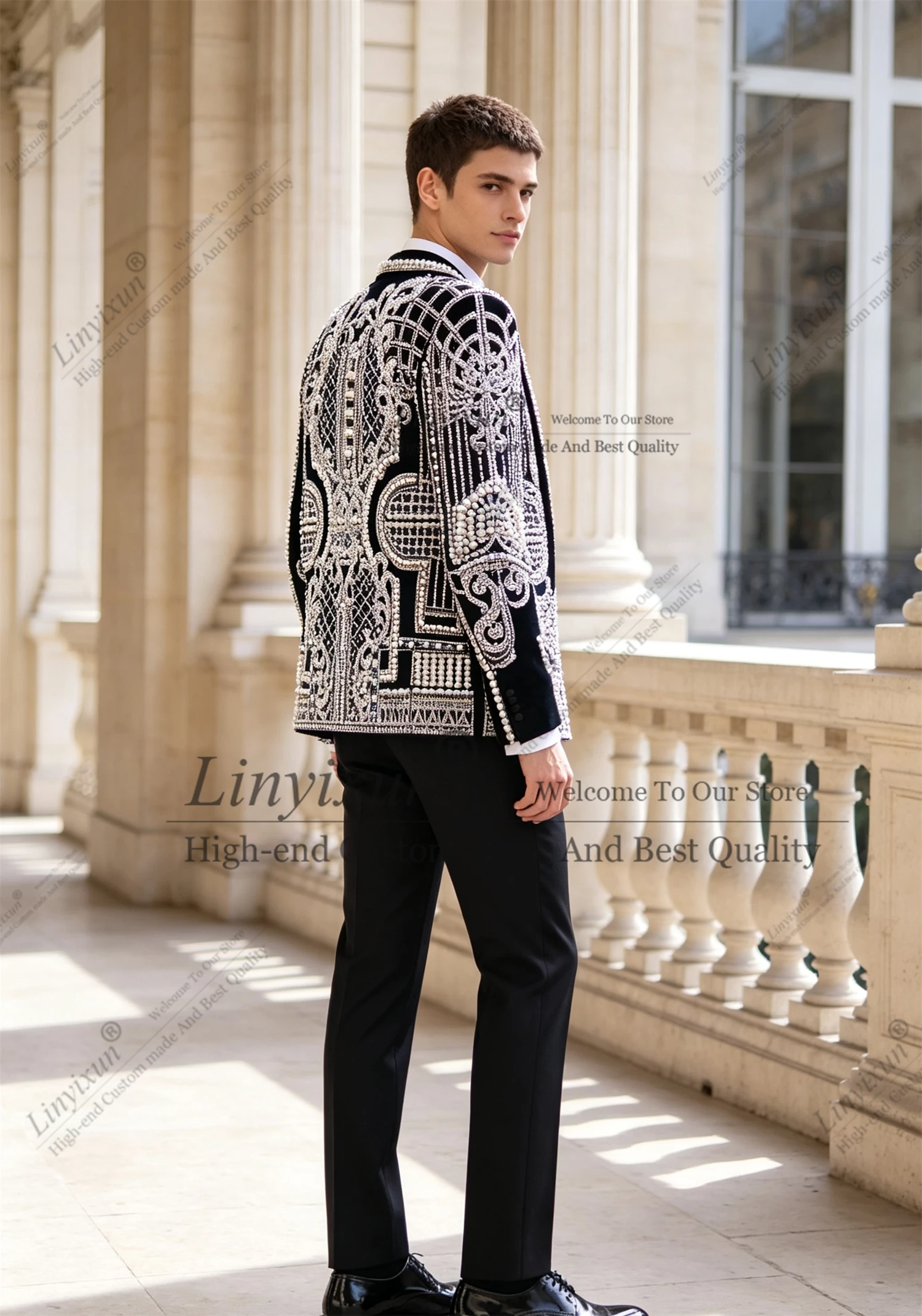 ชุดทักซิโด้ดีไซน์หรูหราประดับอ - Men'S Formal Wear Jewelry บทวิจารณ์และราคา