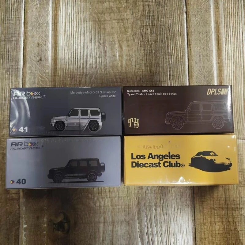 [In Stock]Almost Real 1:64 AMG G63 die-cast alloy car model, collectible desktop ornament, boy's gift, Festival gift.