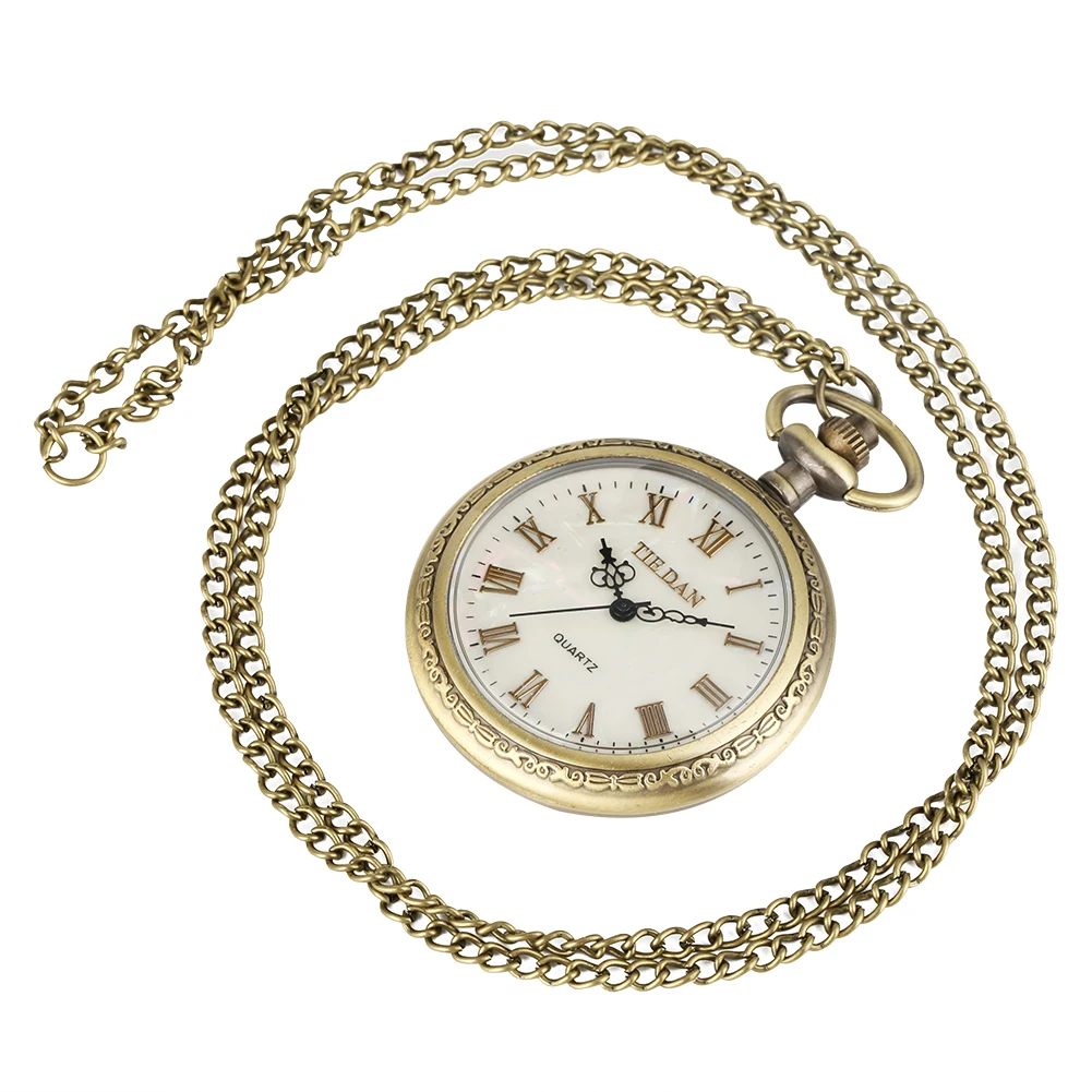 Vintage Style Quartz Pocket Watches for Men Women