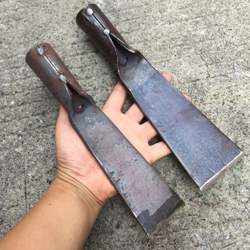 Spring Steel Flat Shovel, Agricultural Root-Cutting Chisel, Heavy-Duty Landscaping Pruning Shovel—Sharp and Durable