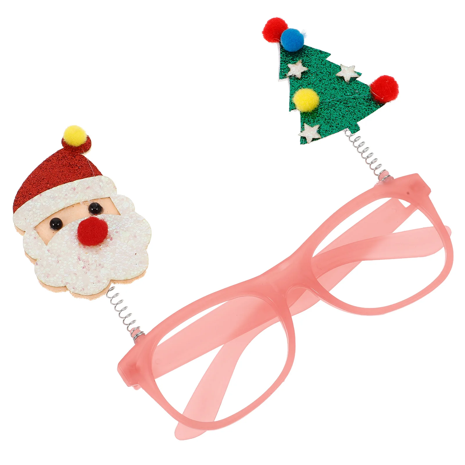 

Indoor Christmas Glasses Novelty Hair Small Non-woven Fabric Eyeglasses Frames Elder