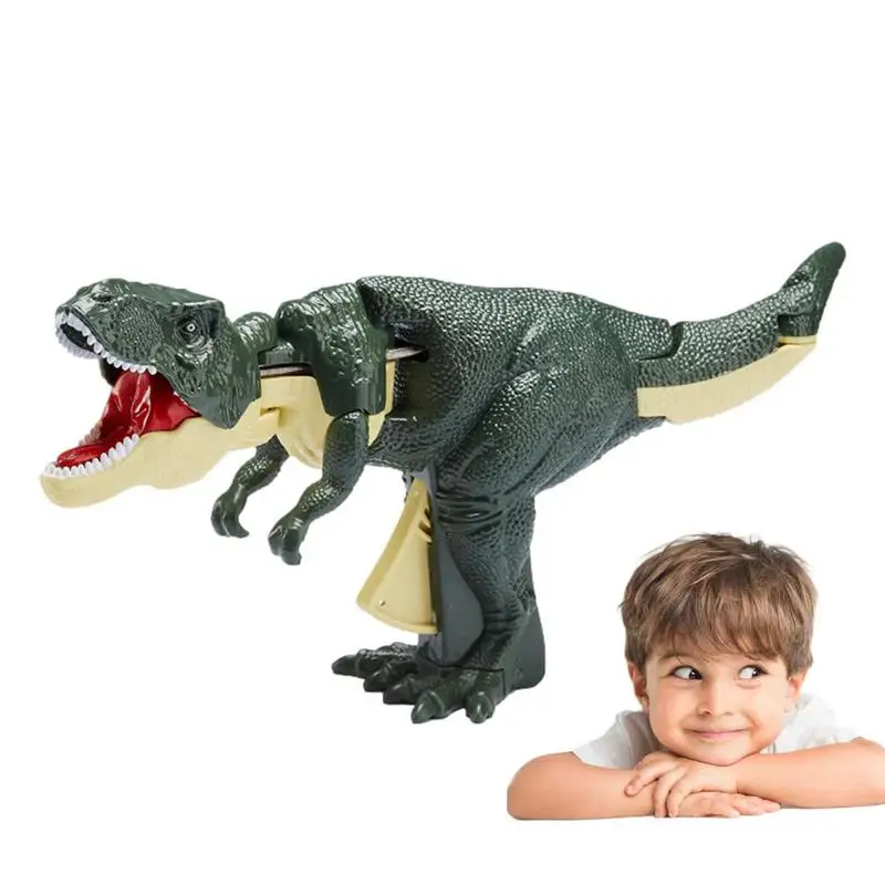 Press Trigger Dinosaur Interactive Dinosaur Roar Toy Squeeze Trigger Realistic Tyrannosaurus Rex Trigger Toy Exquisite For