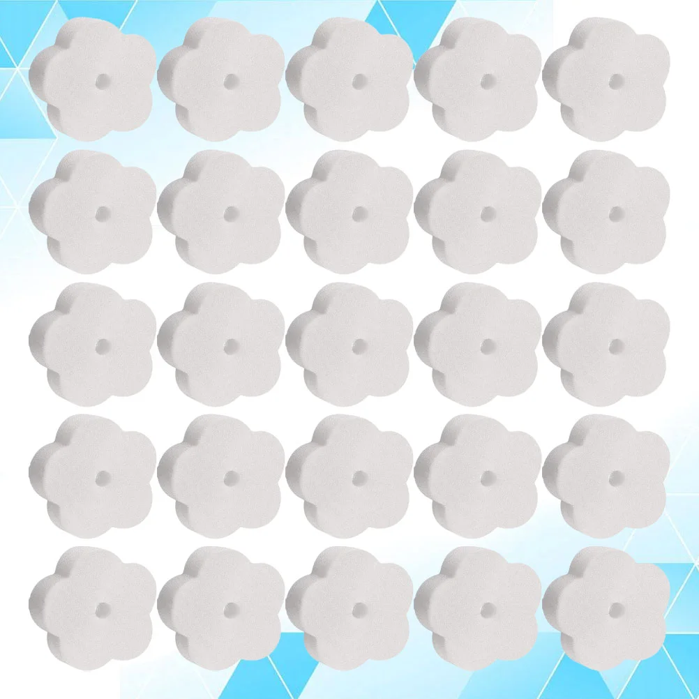 24 Stück Schwämme filtern Schwimmbad filzen Öl absorbieren des Reinigungs set weißes Werkzeug