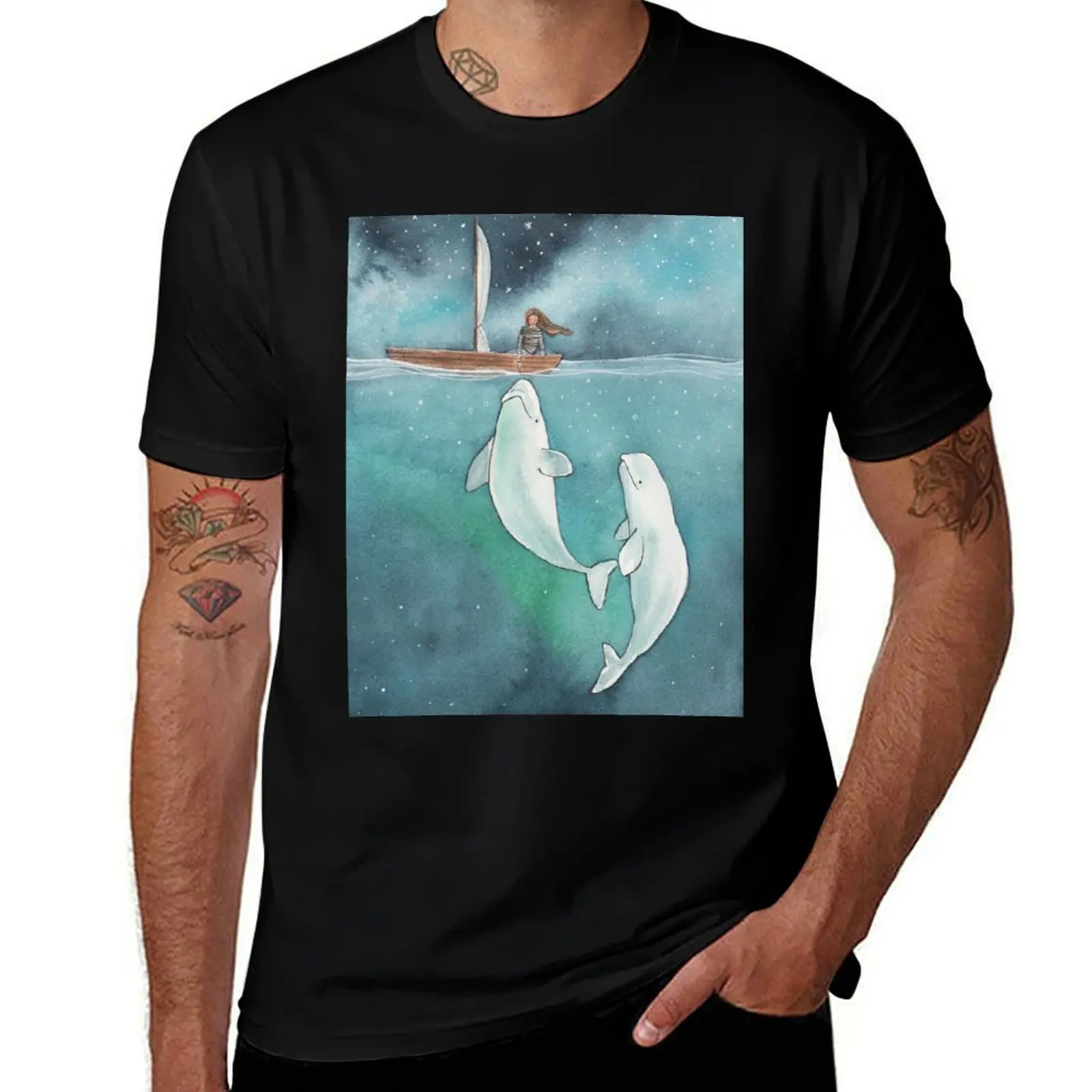She's on a journey to find herself T-Shirt Urban Style Print T-Shirt