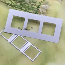 Square window frame Metal Cutting Dies Stencils Die Cut for DIY Scrapbooking Album Paper Card Embossing