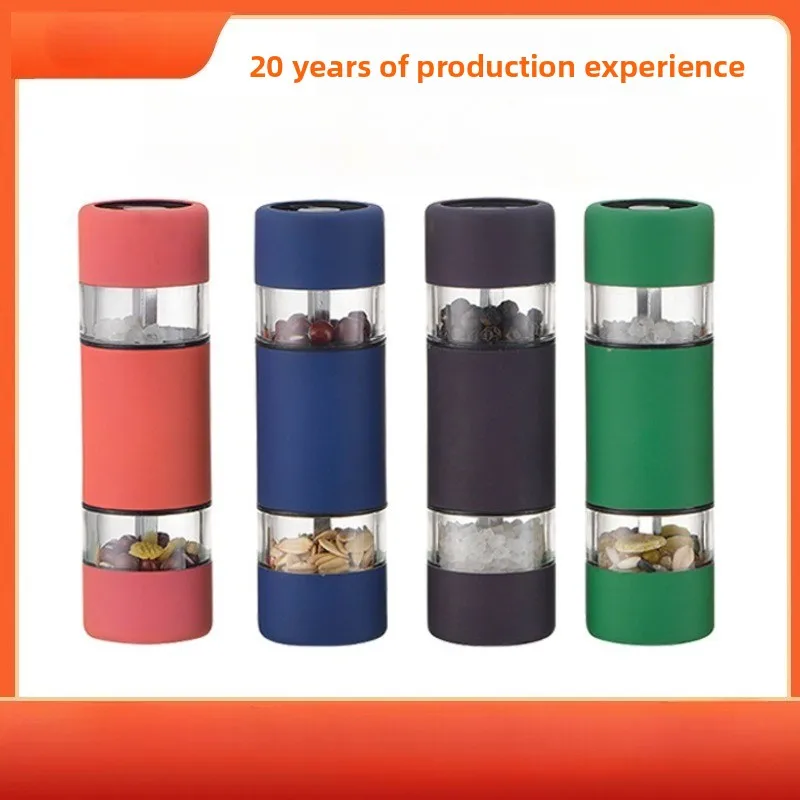 

Manual Salt Pepper Grinder Stainless Steel Portable Mini Mill Grinder For Herb Pepper Spice Rose Salt Kitchen Grinding Gadgets
