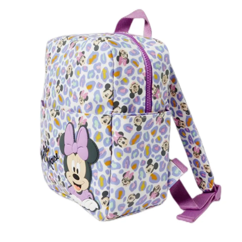 Disney Mickey Baby Boys Girls Bacpack Cartoon Minnie Donald Duck Pattern Backpack Bag Anime School Bags Children's  Bag Gifts