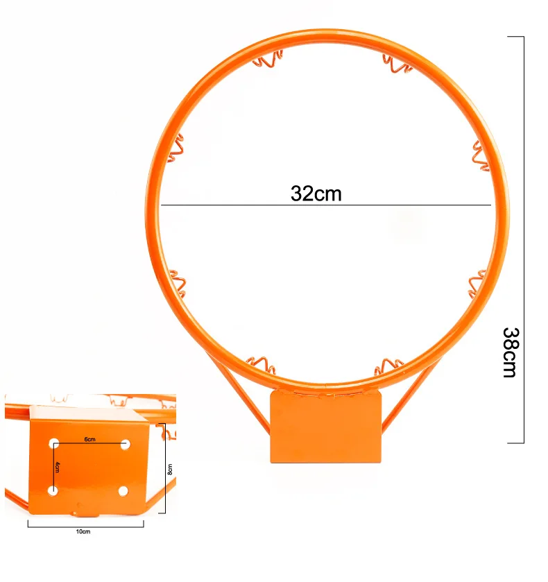 32Cm Hangende Basketbal Aan De Muur Gemonteerde Doelhoepel Velg Net Sportnet Binnen En Buiten Basketbal Hangende Mand Net