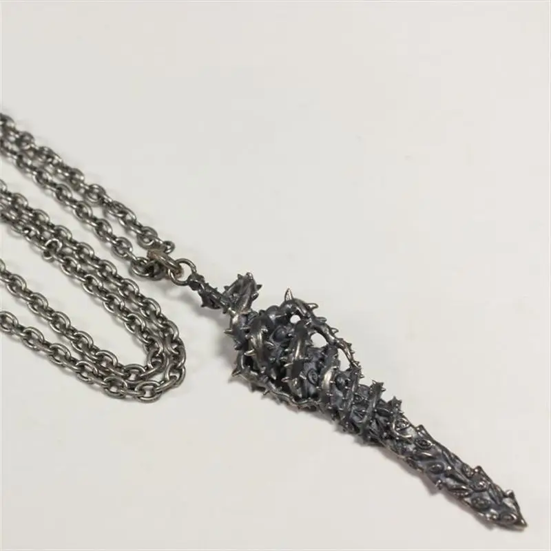 «Легенда ветра меч: отпечаток воина Kentaro Miura, рыцарь-скелет Гас, меч-помощь воды, подвеска-ожерелье «Скелет-рыцарь»