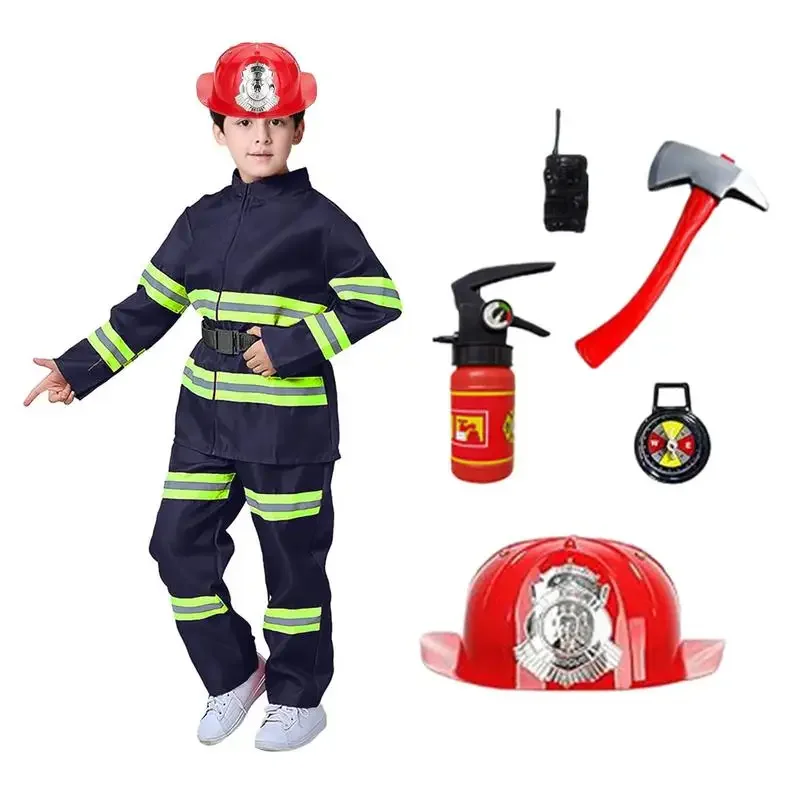 

2026 костюм пожарного для детей, нарядный костюм пожарного, костюм пожарного, ролевая игра, нарядная одежда, одежда пожарного