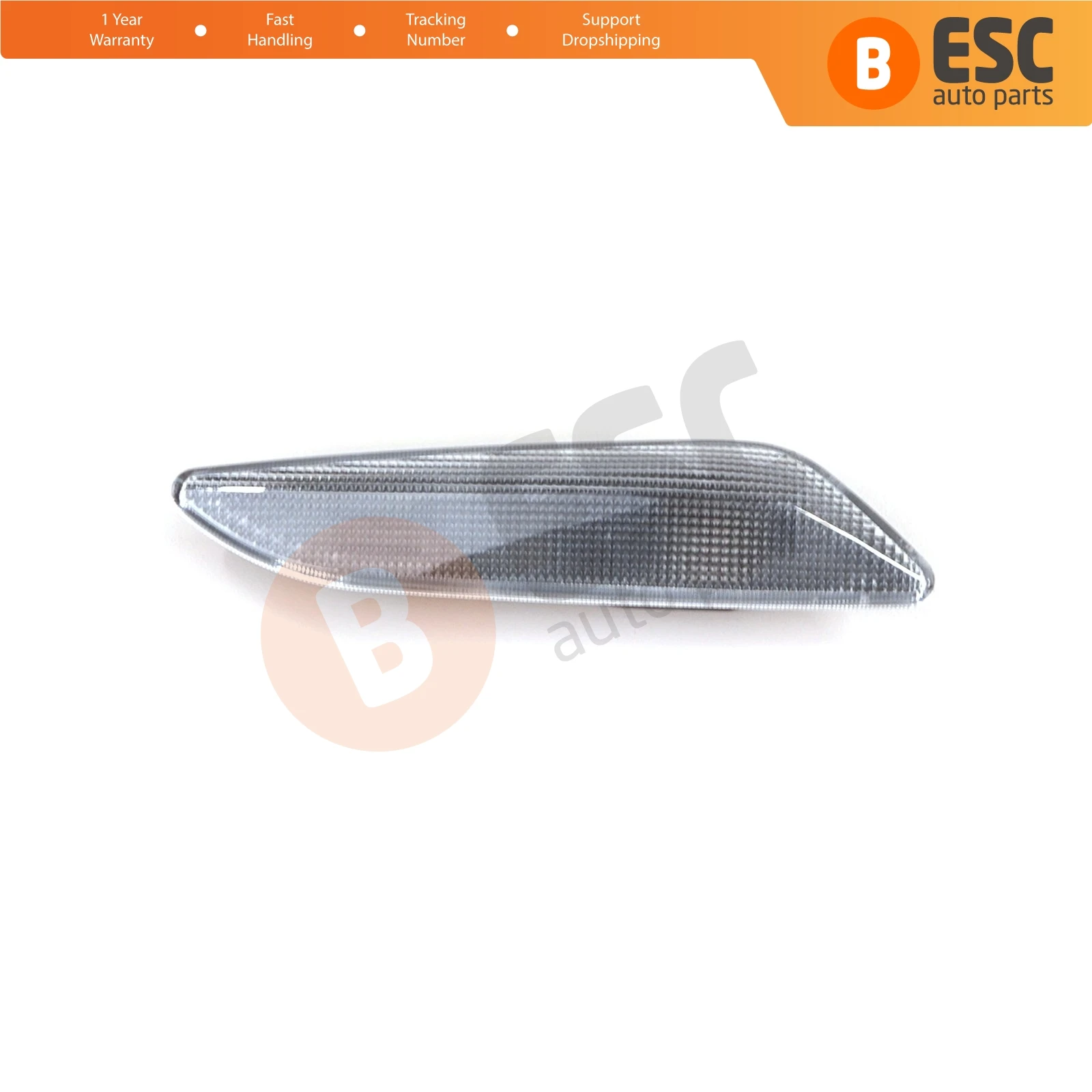 ESP1130-1 LEFT  Side Indicator Repeater Lamp Signal White for Fiat Egea Tipo 356 Alfa 147 156 Lancia Delta Ypsilon 3 60686517