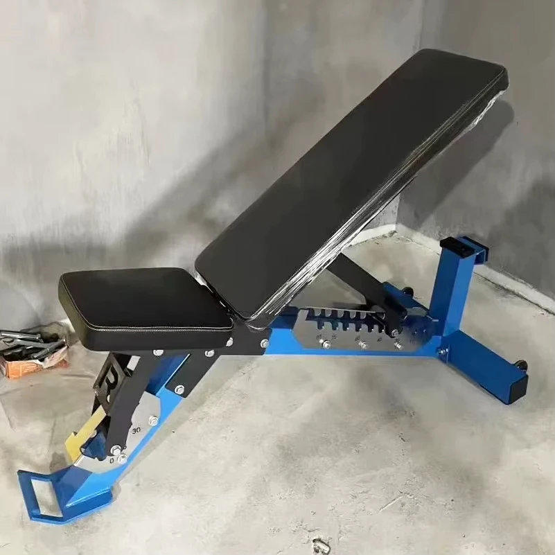 New Version - Foldable Adjustable Incline Flat Dumbbell Weight Bench Press for Laboratory Use