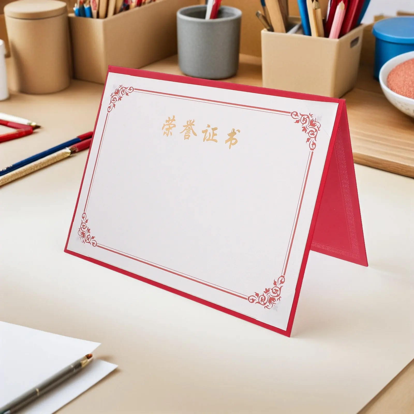 

Premium Certificate Holder for Graduation Diploma Cover Award Certificate Paper Folders Recognition Display Sleeve Academic