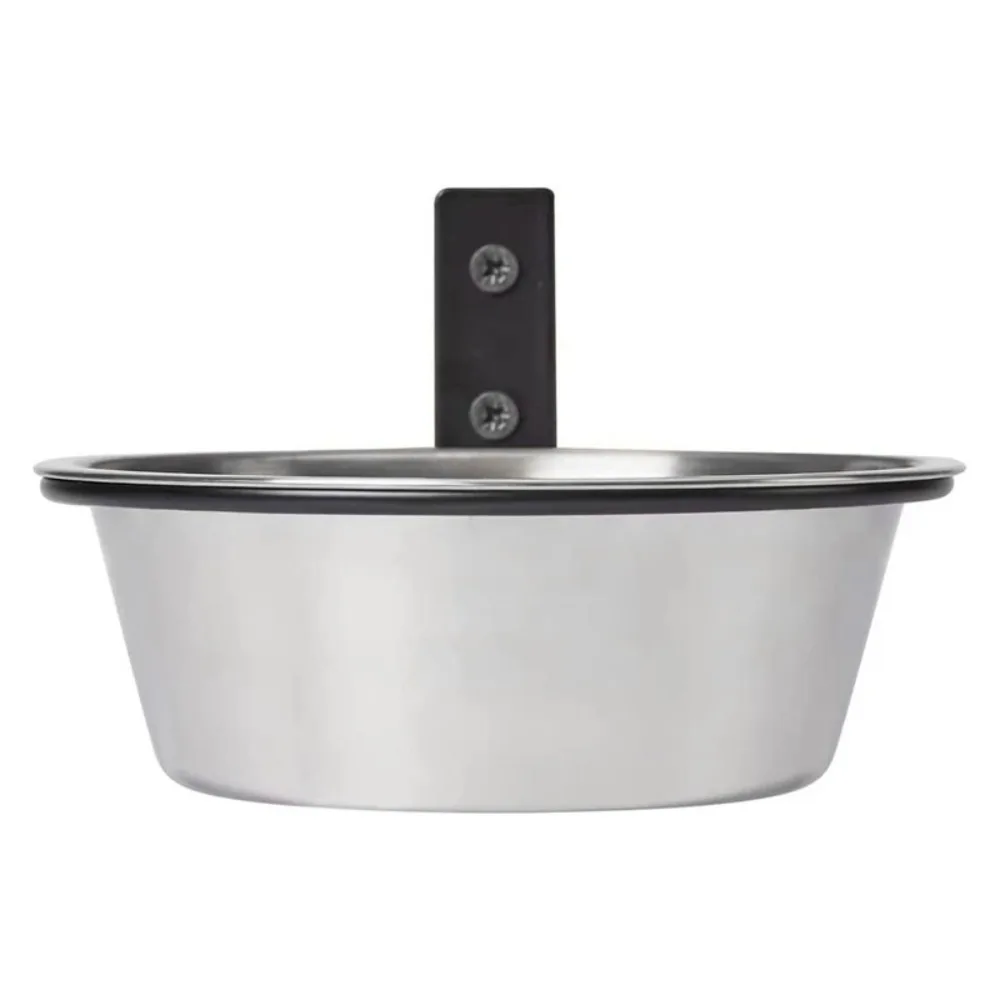 

Foldable Hanging Pet Bowl 6/8inch Anti Slip Cat Food Water Bowl Anti-corrosion Stable Stationary Dog Cage Bowl Dog Accessories