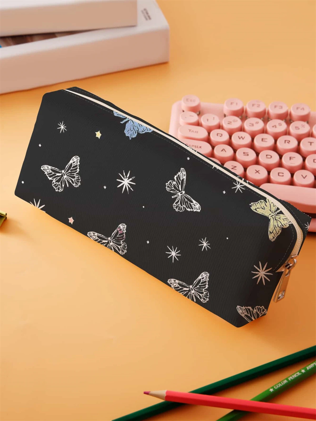 

Small pencil case, large capacity pencil case, multifunctional stationery storage bag, student school organization supplies