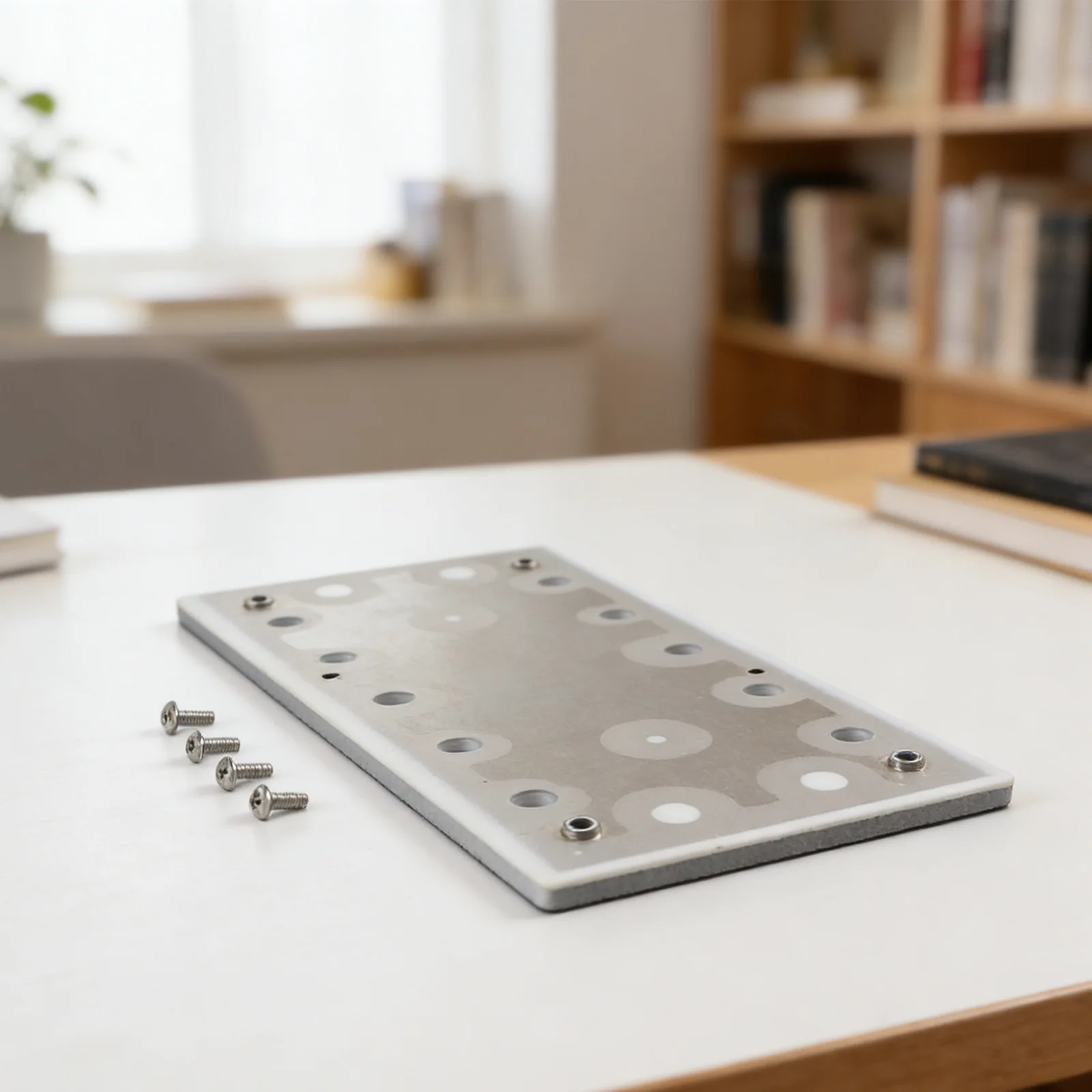 Square Grinding Pad Sanding Pad Compatible With for sanders Easy To Install High-strength MPE Plastic 10 Suction Holes