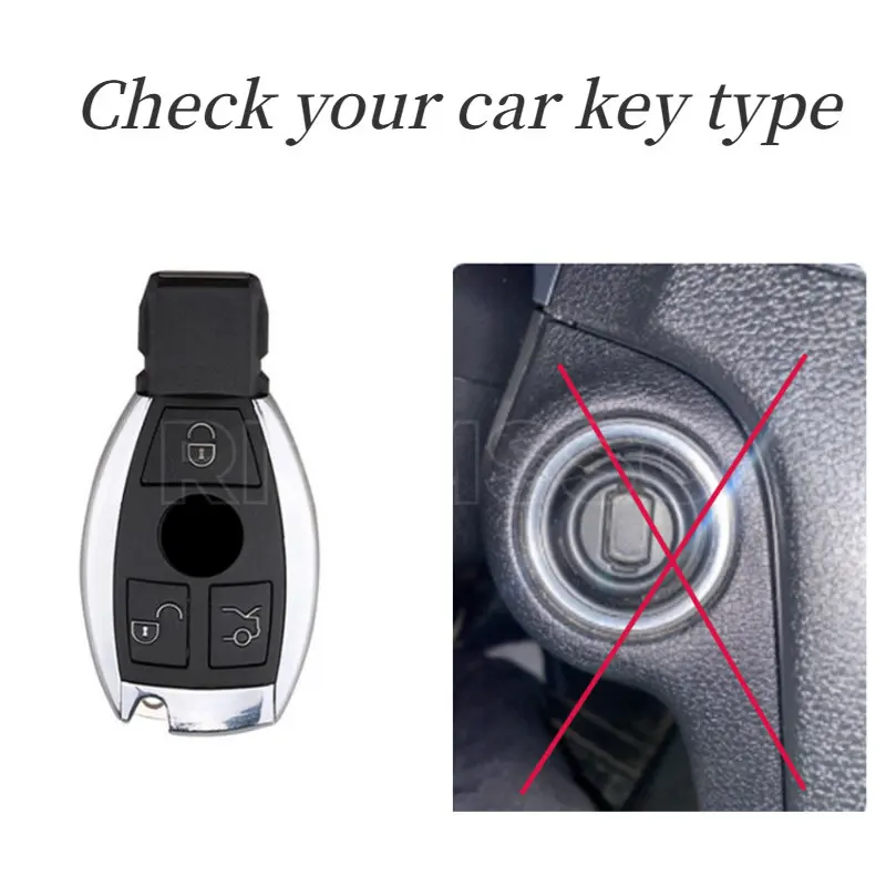 TPU Car Remote Key Case Cover Shell Fob For Mercedes Benz A B C E R Class GLS GLA GLK GLC CLS CLA AMG W204 W205 W212 W463 W176