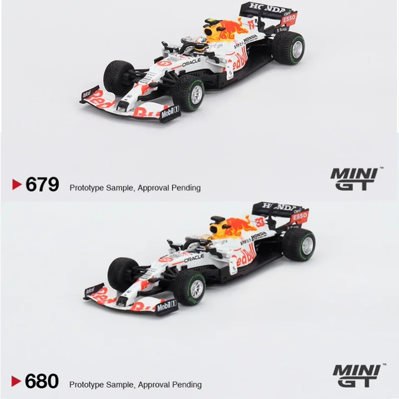 1:64 Red Bull F1 car Red Bull 11 No. 33 RB16B 679 680 alloy die-cast miniature simulation car model, boy toy, children's gift