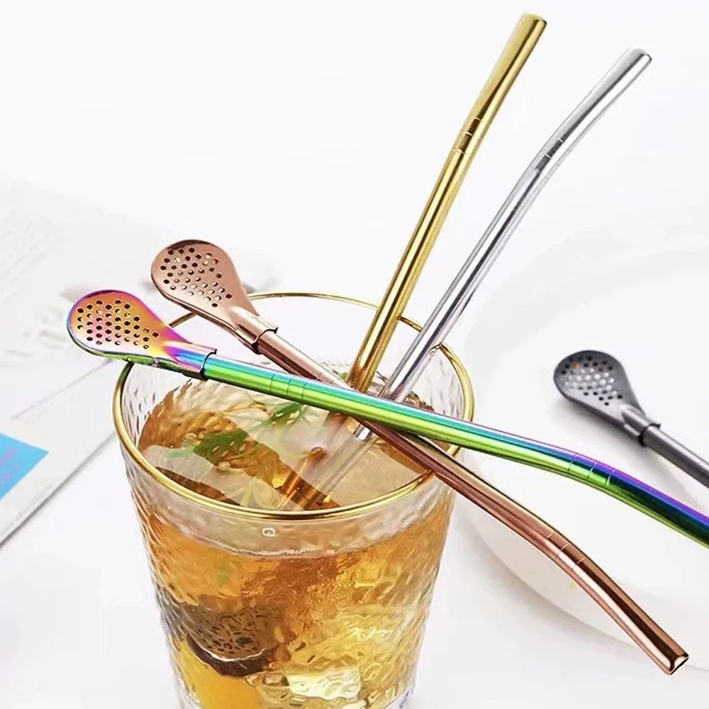 8pcs Filter Tea Straw Spoon Se - Coffee Tea Sugar Set 리뷰 및 가격