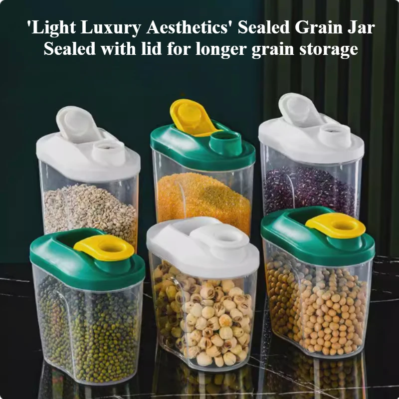 Food Storage Containers with Lids Stackable Treat Box Containers for Kitchen Pantry Organization Containers for Rice Dispenser