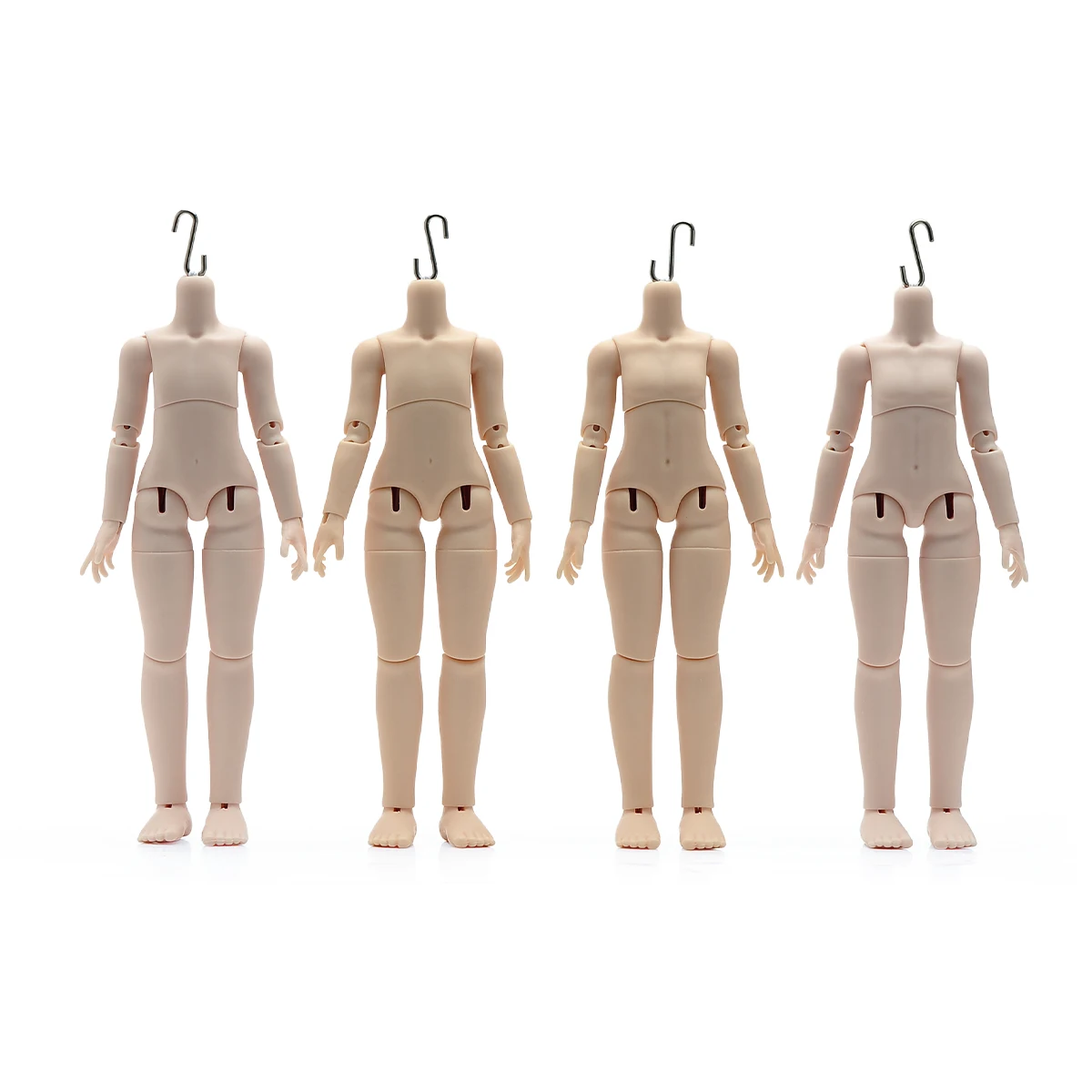 

12cm Asi 2.0 BJD Doll Body OB11 Replacement Body 1/12 Normal Abdominal Muscles Action Figure Super Flexible Body for GSC Heads