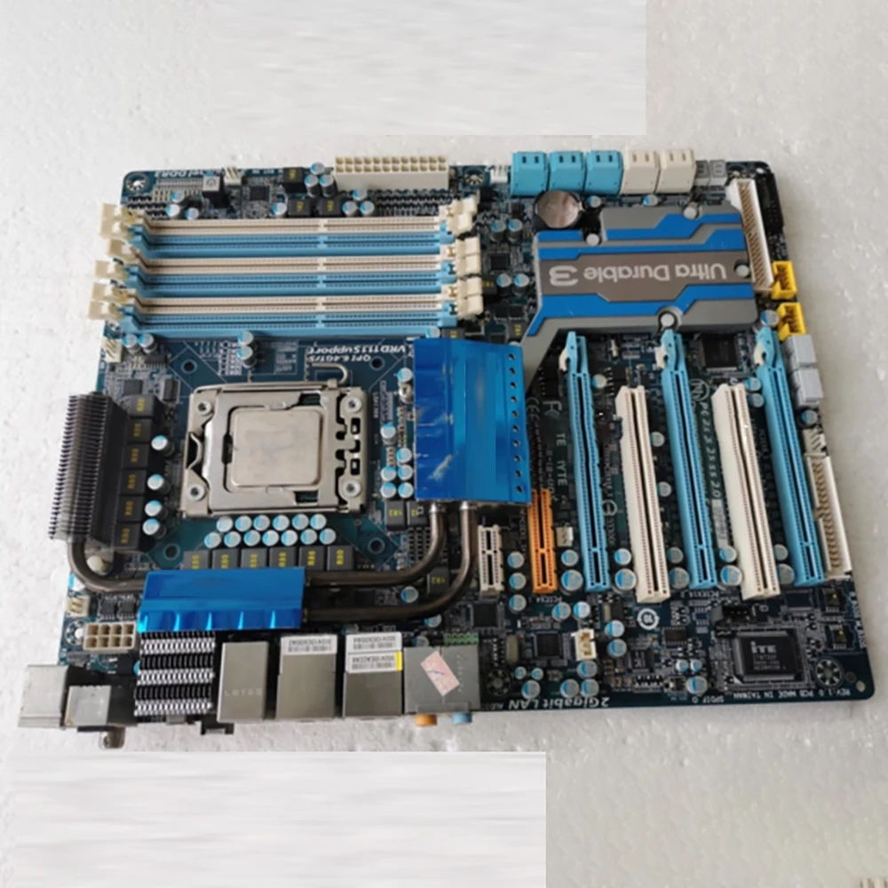 For Gig-abyte X58 overclocking motherboard LGA1366 Support X5650 GA-EX58-UD5