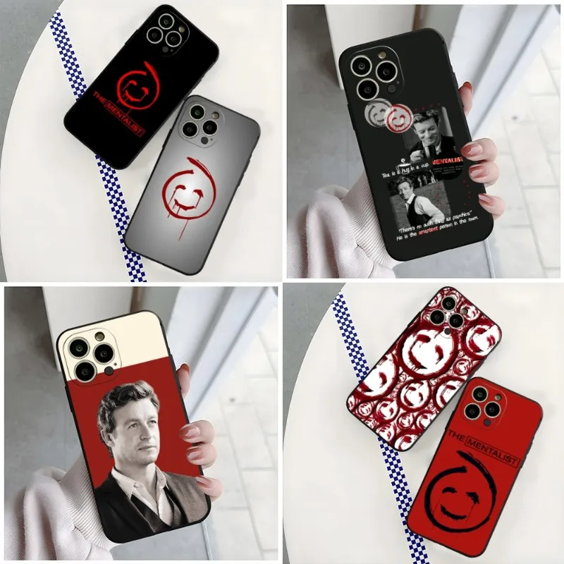

The Mentalist Red John Simon Baker Phone Case For Iphone 12ProMax 11 13 14 Pro Xs Max Mini Xr X 7 8 6 6s Plus Shell Back
