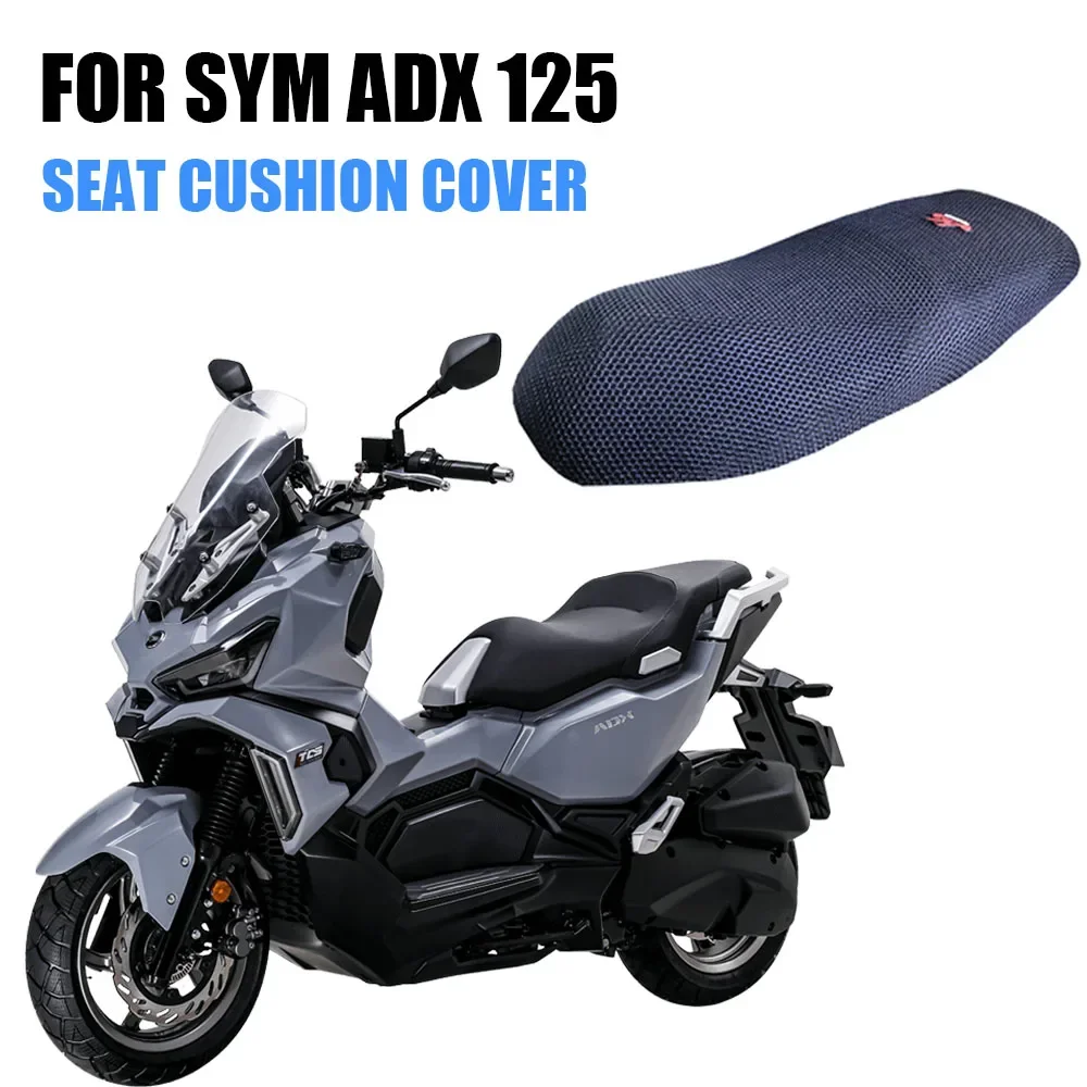 

For SYM ADX 125 adx125 Motorcycle 3D Breathable Mesh Protecting Cushion Seat Cover Nylon Fabric Saddle Seat Cover