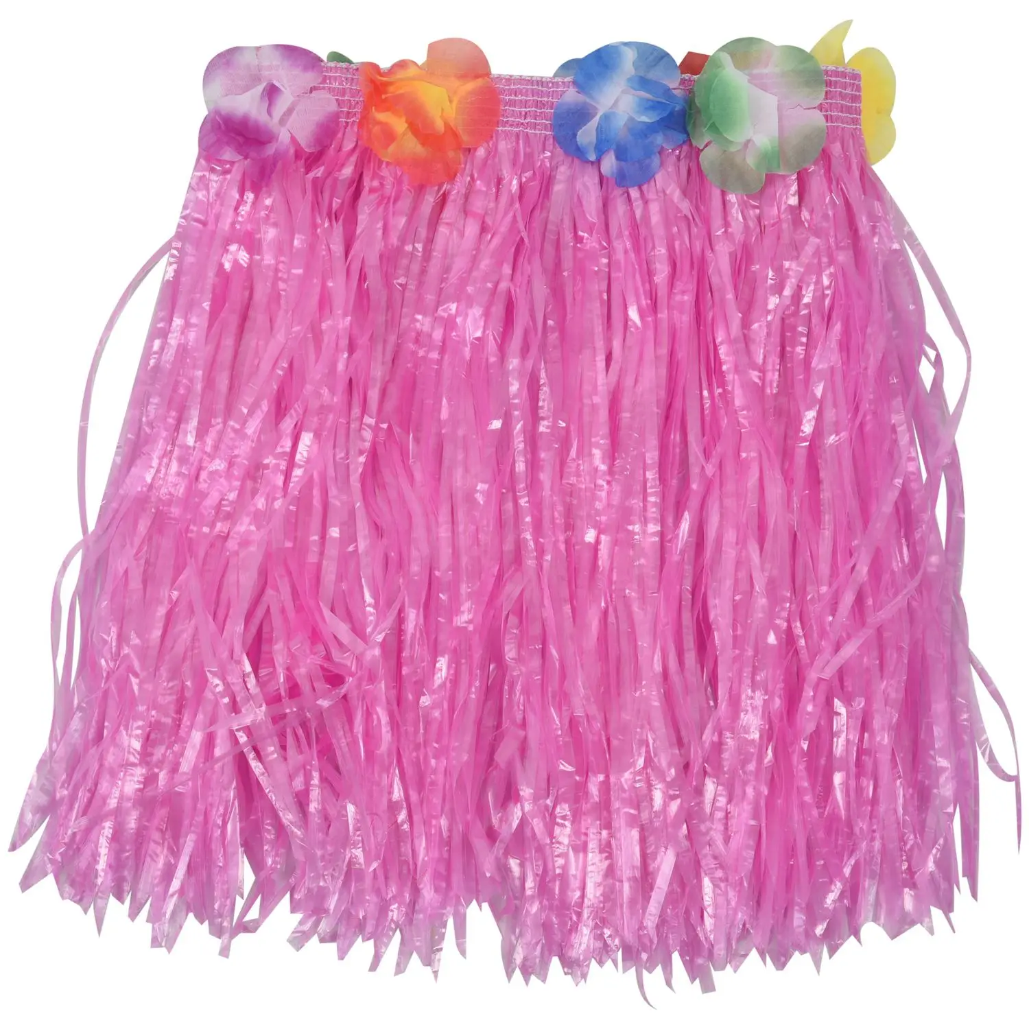 Ensemble jupe hawaïenne pour enfants, rose, fête Hula Luau