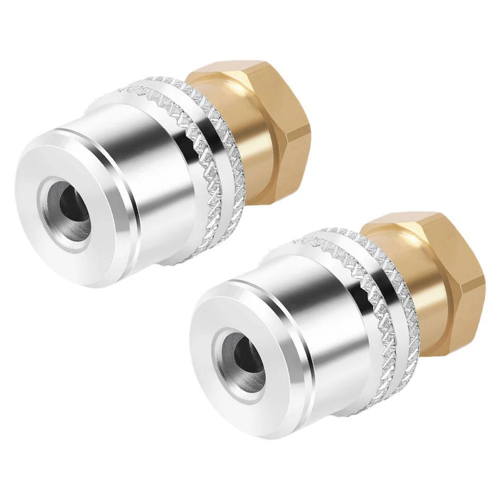 1/2Pcs Large Bore Chuck Lock On Air-Chuck 1/4NPT Closed Flow Brass Tire Air-Chuck For Inflator Large Bore Chuck