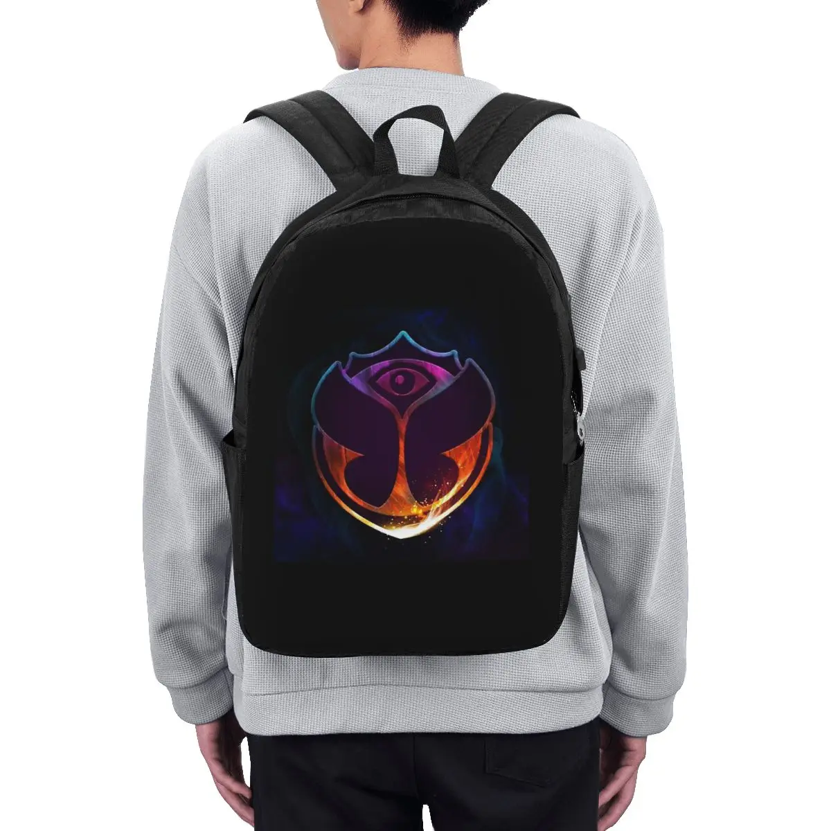 Tomorrowland Butterfly Backpack Travel Notebook Bag Computer College Student School Bag Laptop Shoulder Bags for Men Women view 2
