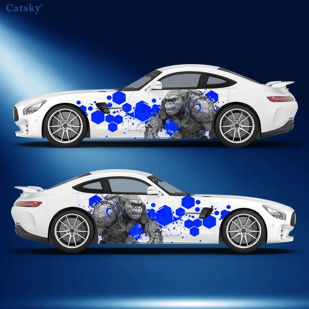 

Механическая наклейка-декаль Mechanical Armor Gorilla Hexagon Splash, прочная, устойчивая к выцветанию, легко устанавливается и снимается - улучшает эстетику автомобиля.