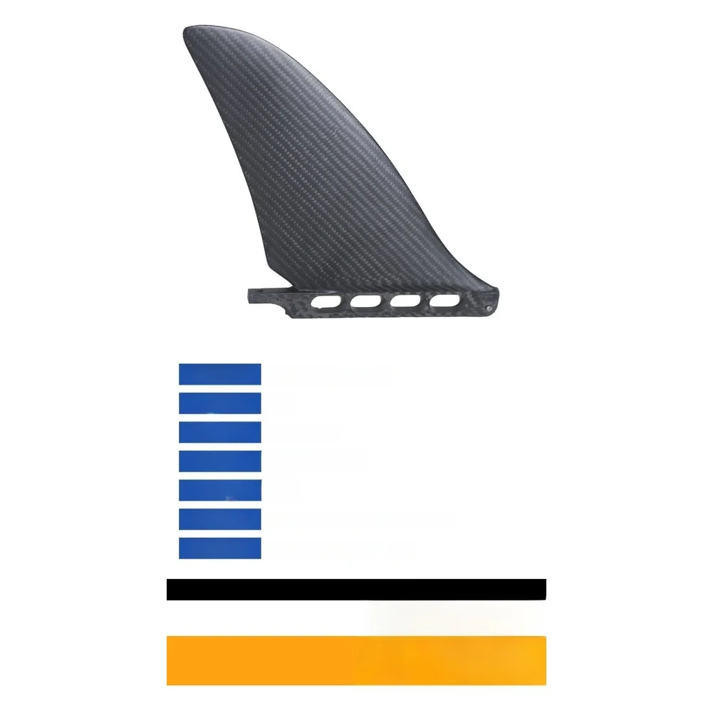 

Full Carbon Fiber Paddleboard Fin for Racing 94g Lightweight Streamlined Rudder Fish Fin Fits Fin Box 192mm 232mm