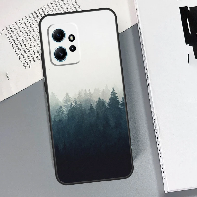 Forest Trees Mountain Case For Xiaomi Redmi Note 11 Pro Note 12 8 9 10 Pro 12S 10S 11S 9S Redmi 12C 9C 10C Capa