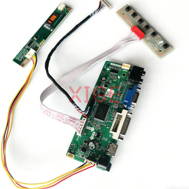 

Плата управления матрицей LCD, совместимая с LP133WX1, LTD133EWMZ, LT133DEVJK00, LTD133KX2S, VGA+DVI+HDMI, 1280*800, 1-CCFL, LVDS, 20-контактная, 1280x800, комплект для самостоятельной сборки