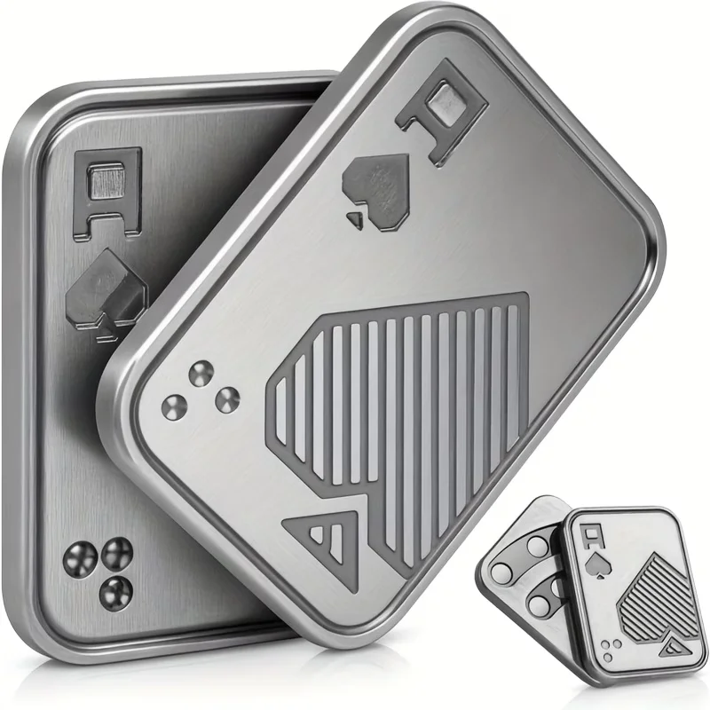 

Металлический слайдер-антистресс в форме черепа, вращающаяся игрушка EDC, портативная магнитная игрушка для снятия стресса, подарок для взрослых