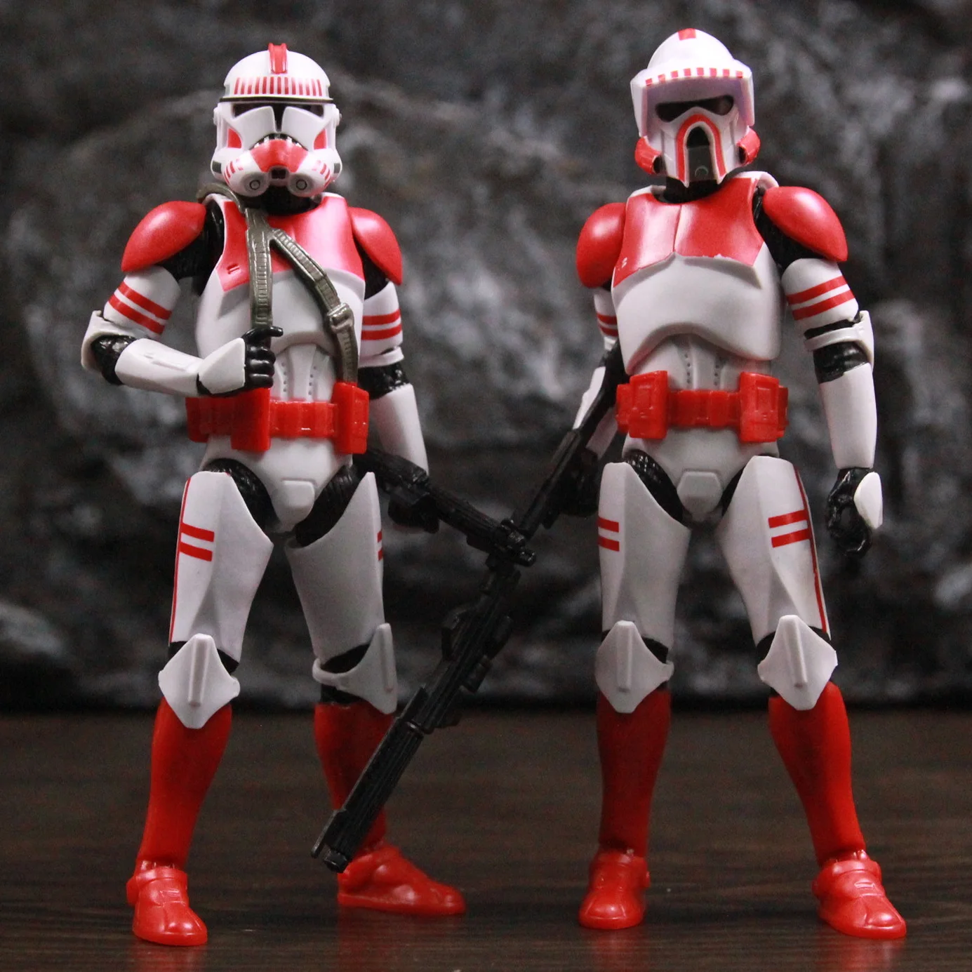 New Body Star Wars Coruscant Guard Clone Shock Trooper ARF Heavy Assault Officer 6" Action Figure Toys Phase II P2 The Bad Batch
