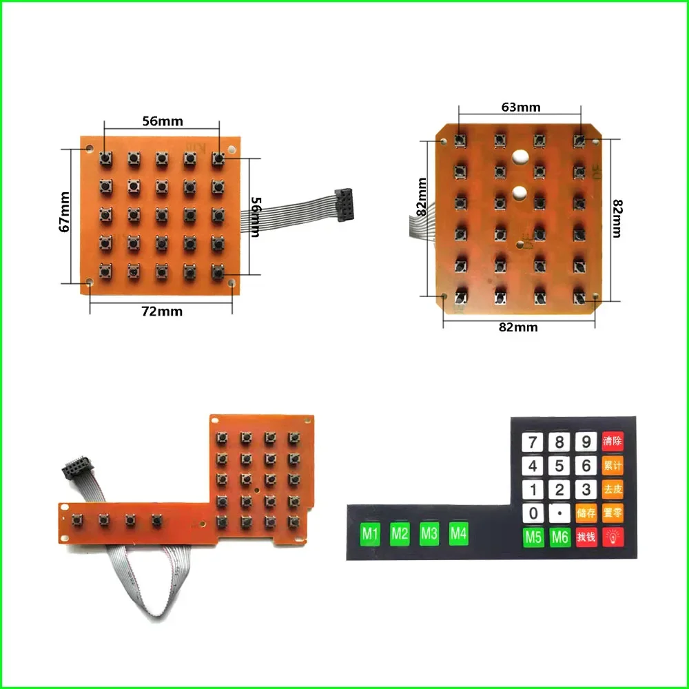 

Electronic scale accessories Keypad Circuit Board KEYPAD surface sticker made in China