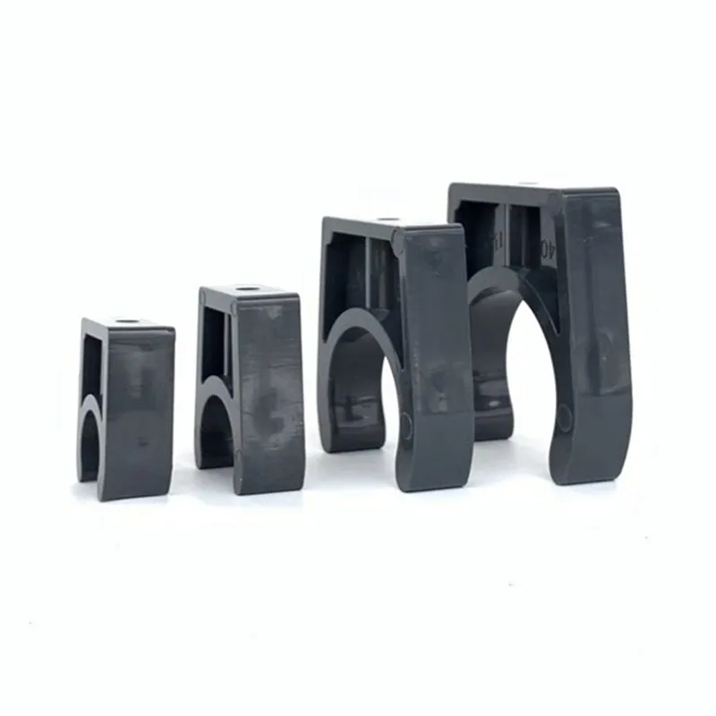 

5pcs Gray 20-63mm UPVC Water Pipe U-Shaped Pipe Clamp Accessorie Tube Card U-Shaped Row Card Bracket Fixed Bracket Connector